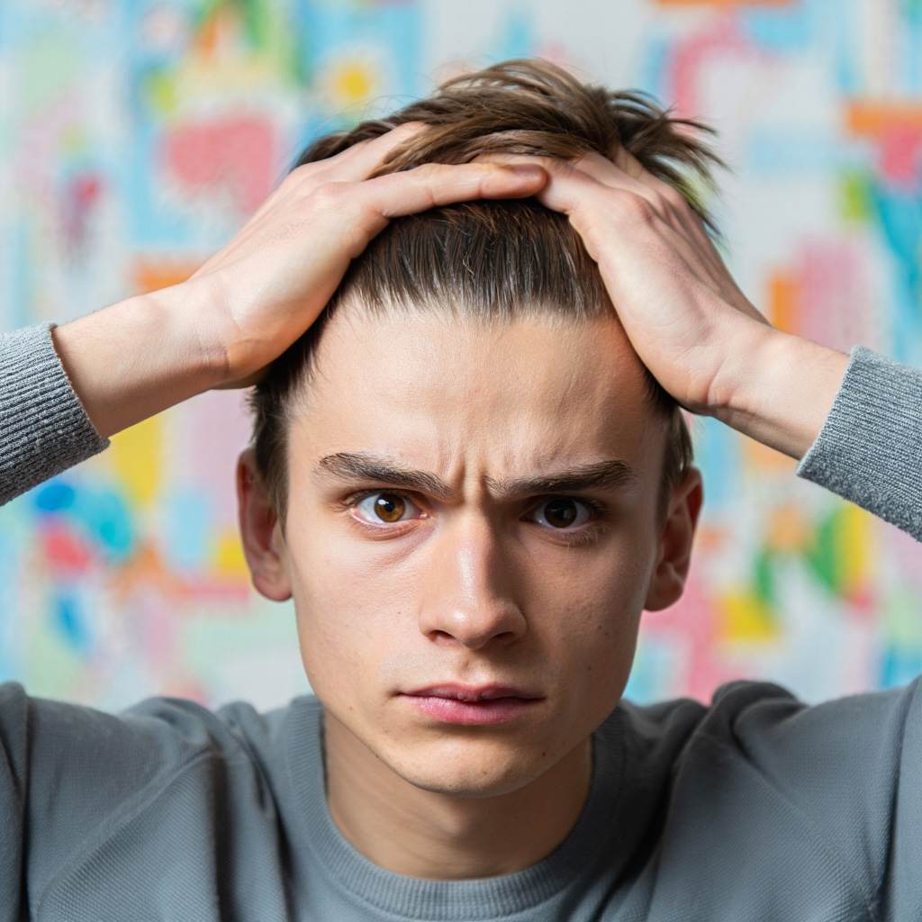 Мужчина испытывает невроз